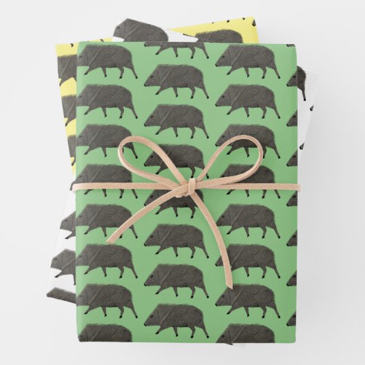 Javelina Wüstentiere Einzigartiges Mustergeschenk Geschenkpapier Set (Beispiel)