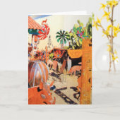 Javelina y Mas-Grußkarte Karte (Gelbe Blume)