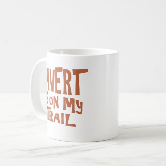 Javert ist auf meiner Spur Kaffeetasse (Vorderseite Links)