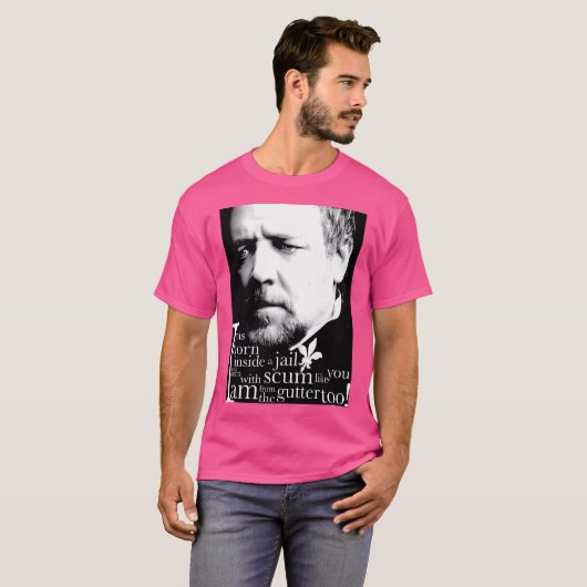 Javert vom Gutter T-Shirt (Vorne ganz)