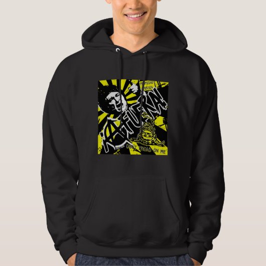 Javier Milei AFUERA Punk Rock Hoodie (Vorderseite)
