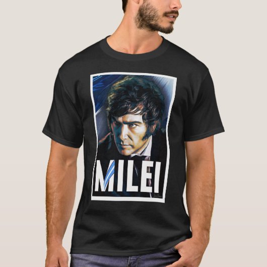 Javier Milei Presidente 2023 Poster T-Shirt (Vorderseite)
