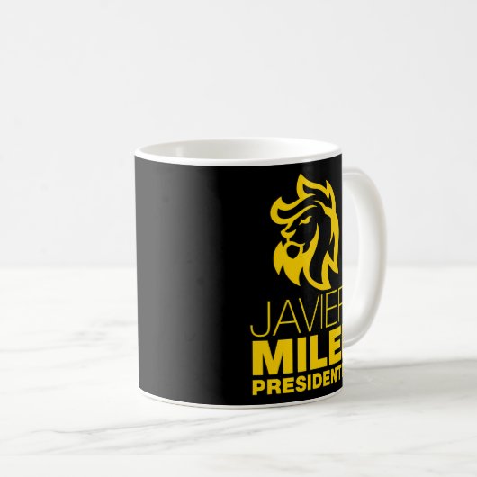 Javier Milei Presidente Kaffeetasse (VorderseiteRechts)