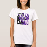 Javier Milei Viva La Libertad Carajo Remera T-Shirt<br><div class="desc">"Viva la libertad carajo" ist eine der berühmtesten Phrasen von Javier Milei, und es ist eine unserer Favoriten.</div>