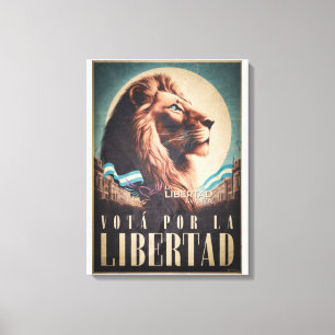Javier Milei VOTÁ POR LA LIBERTAD Poster Leinwanddruck