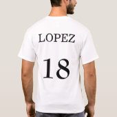 Javy Lopez T-Shirt (Rückseite)