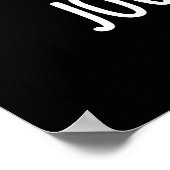 Jaw bereit für diesen Jou kann es Hai pucken dunkl Poster (Ecke)