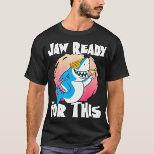 Jaw bereit für dieses Party Brille Ozean Cool T-Shirt