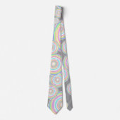 Jawbreaker Slice Candy Seamless Pattern Krawatte (Vorderseite)