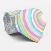 Jawbreaker Slice Candy Seamless Pattern Krawatte (Gerollt)