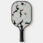 Jawbreaker Slice Candy Seamless Pattern Pickleball Schläger (Vorderseite)