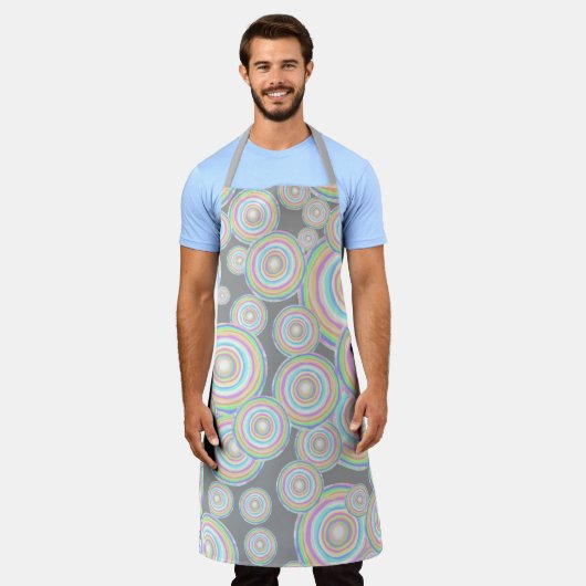 Jawbreaker Slice Candy Seamless Pattern Schürze (Getragen)