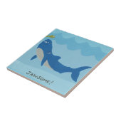 Jawesome Shark Fliese (Seite)