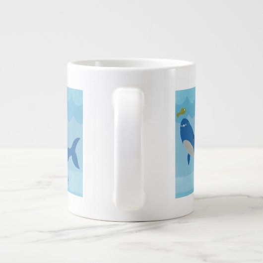 Jawesome Shark Jumbo-Tasse (Rückseite)