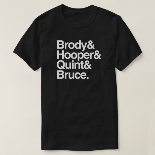 Jaws - Brody and Hooper and Quint and Bruce Classi T-Shirt (Design vorne)