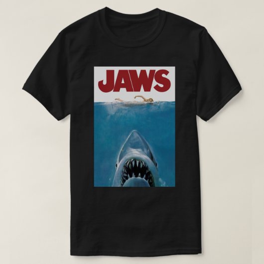 Jaws Fan machte klassischen T - Shirt (Design vorne)