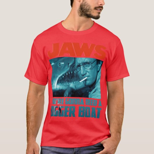 Jaws Geschenk T-Shirt (Vorderseite)