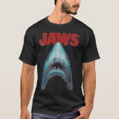Jaws Movie Poster Nah-up T-Shirt (Vorderseite)