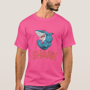 "Jaws of Style – Shark Attack Grafik T-Shirt" T-Shirt