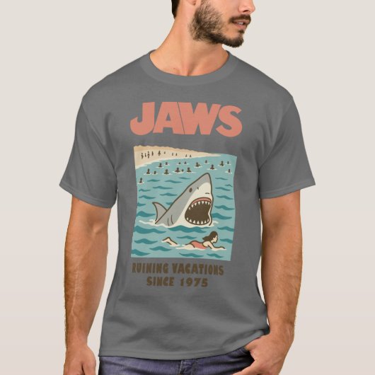 Jaws Ruining Vacation Since T-Shirt (Vorderseite)