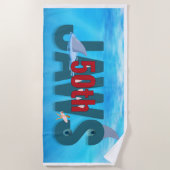 JAWS Strandtuch (Vorderseite)