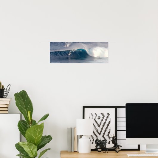 Jaws Surfing Foto Poster (Heimbüro)