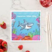 Jawsitive Vibes Only Luncheon Napkins Serviette (Beispiel)