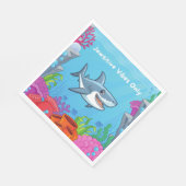 Jawsitive Vibes Only Luncheon Napkins Serviette (Ecke)