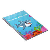Jawsitive Vibes Only Spiral Notebook Notizblock (Rechte Seite)