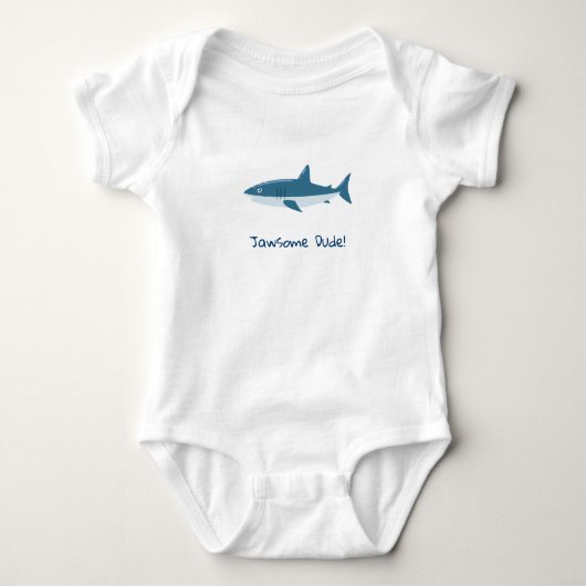 Jawsome Dude Shark Baby Strampler (Vorderseite)