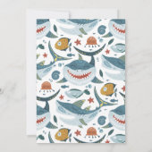 Jawsome Shark hielt Geburtstag für eine Einladung (Rückseite)