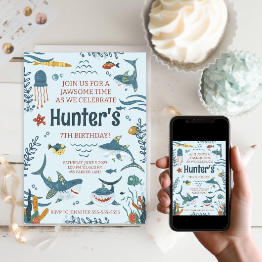 Jawsome Shark hielt Geburtstag für eine Einladung