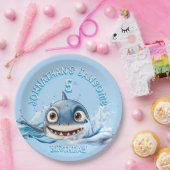 Jawsome Shark Plate | Blue Ocean Party Pappteller (Party)
