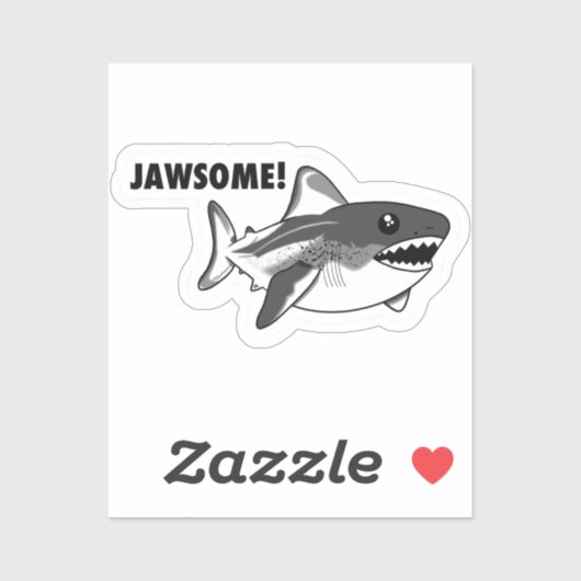Jawsome Sticker (Blatt)