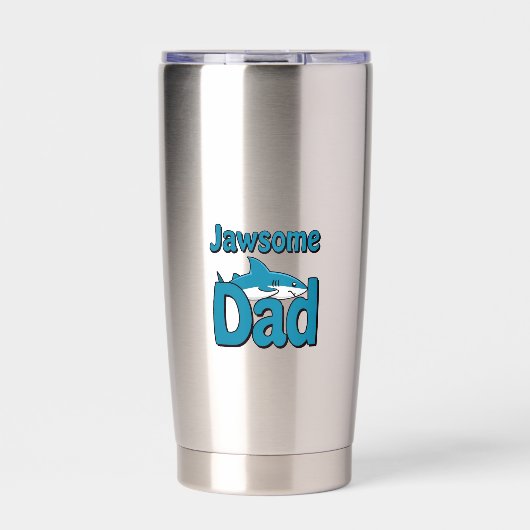 Jawsome Vater Thermobecher (Vorderseite)