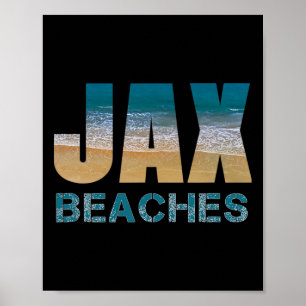 Jax Beaches Zuhause Jacksonville Florida Vacation  Poster