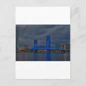 jax blaue Brücke HDR. Postkarte (Vorderseite)
