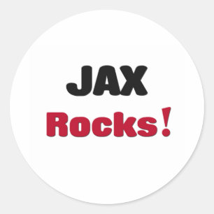 Jax Felsen Runder Aufkleber