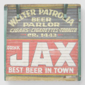 Jax, Jax Untersetzer, New Orleans, Steinuntersetzer (Vorderseite)