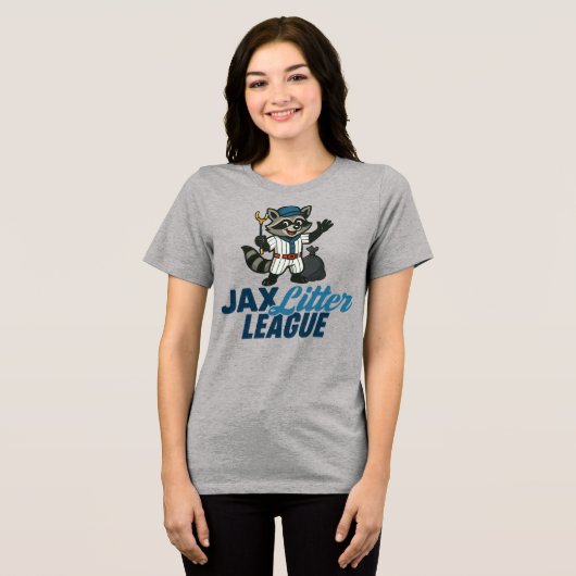 Jax Litter League Tri-Blend Shirt (Vorderseite voll)