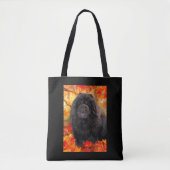 JAX PREMIUM TOTE BAG auf schwarz Tasche (Vorderseite)