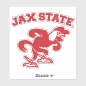 JAX-Staat Gamecocks, Staat Jacksonville Aufkleber (Blatt)