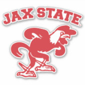 JAX-Staat Gamecocks, Staat Jacksonville Aufkleber (Vorderseite)
