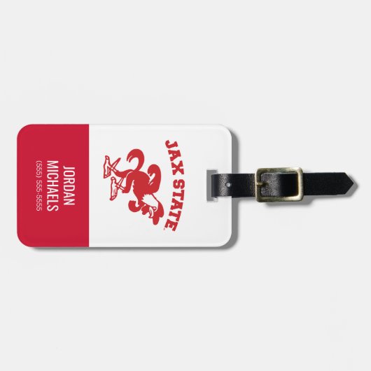 JAX-Staat Gamecocks, Staat Jacksonville Gepäckanhänger (Vorderseite horizontal)