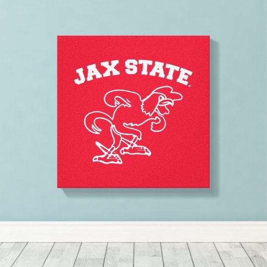 JAX-Staat Gamecocks, Staat Jacksonville Leinwanddruck (Insitu (Holzboden))
