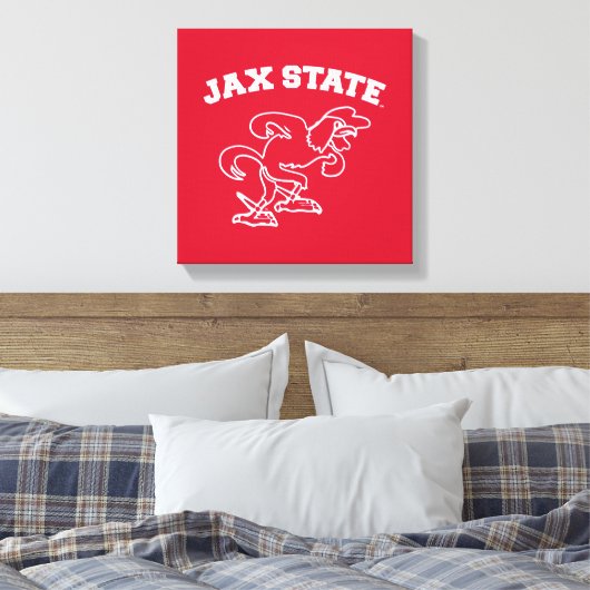 JAX-Staat Gamecocks, Staat Jacksonville Leinwanddruck (Insitu (Schlafzimmer))