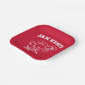 JAX-Staat Gamecocks, Staat Jacksonville Pappteller (Gewinkelt)