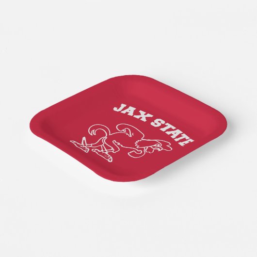 JAX-Staat Gamecocks, Staat Jacksonville Pappteller (Gewinkelt)