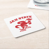 JAX-Staat Gamecocks, Staat Jacksonville Rechteckiger Pappuntersetzer (angewinkelt)