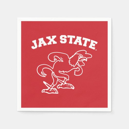 JAX-Staat Gamecocks, Staat Jacksonville Serviette (Vorderseite)